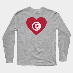 I Love Turkey // Heart-Shaped Turkish Flag Long Sleeve T-Shirt